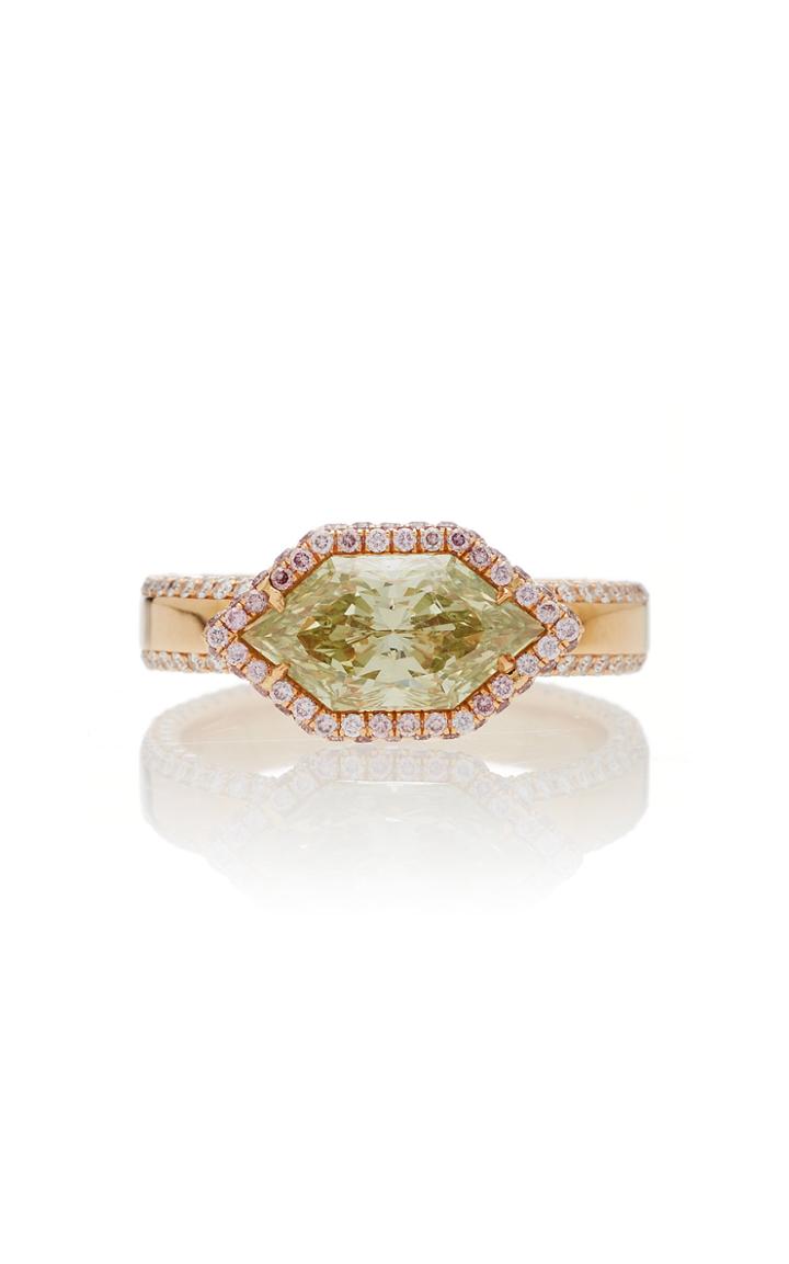 Martin Katz One-of-a-kind Modified Hexagonal Diamond Ring
