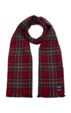 Drake's Checked Wool Scarf