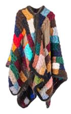 Tuinch Cashmere Patchwork Coat