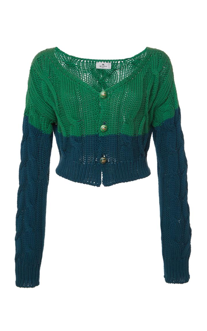 Moda Operandi Etro Cotton-cashmere Knit Cardigan