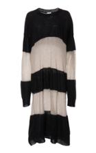 Loewe Striped Mohair-blend Sweater Dress