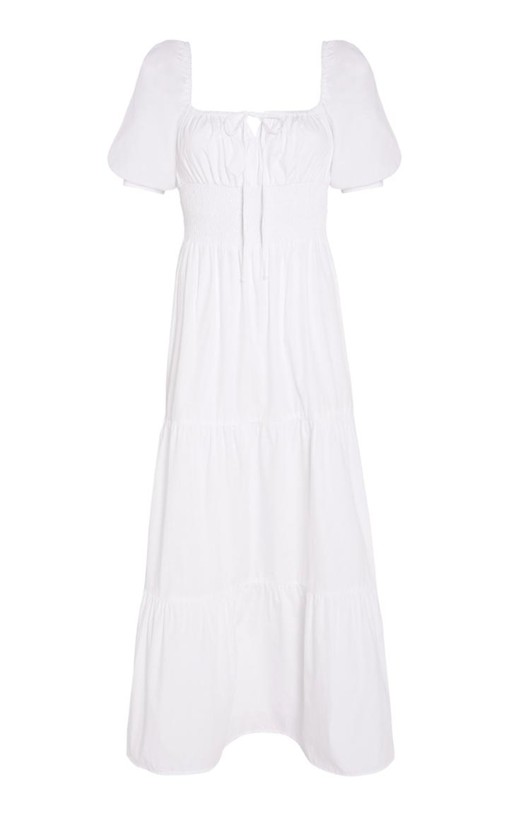 Moda Operandi Faithfull The Brand Rene Cotton Poplin Midi Dress