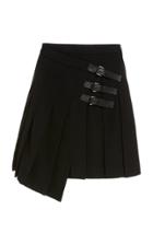Moda Operandi Michael Kors Collection Pleated Wool-gabardine Kilt Skirt