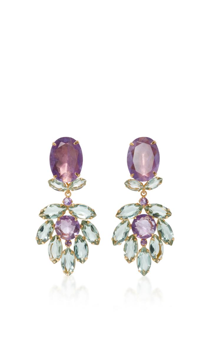 Bounkit Amethyst Two-way Earrings