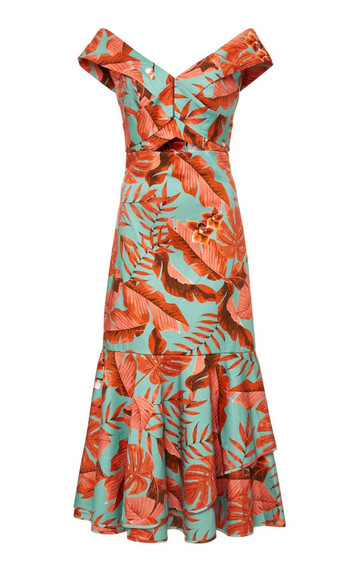 Johanna Ortiz M'o Exclusive The Triumph Of Galatea Poplin Dress