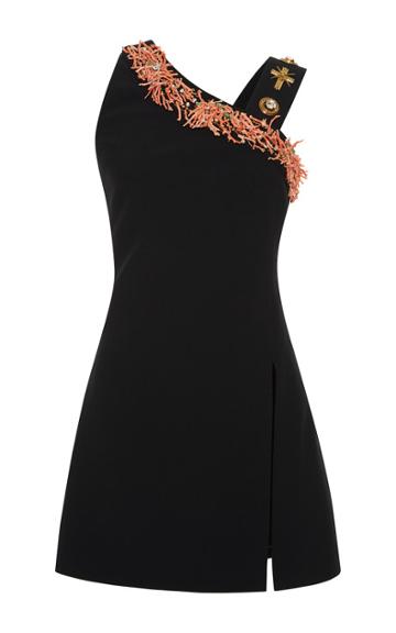 Fausto Puglisi Embellished Mini Dress Black