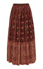 Ulla Johnson Aisha Linen And Cotton Blend Maxi Skirt