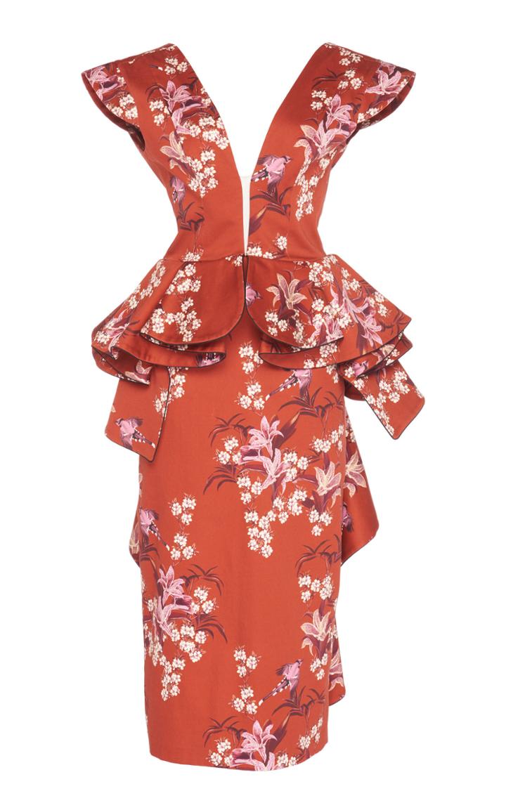 Johanna Ortiz Stretch Cotton Sateen Florearse Dress