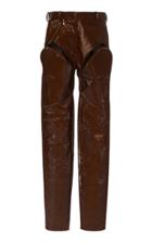 Moda Operandi Y/project Cut Out Mid-rise Straight-leg Pants Size: 38