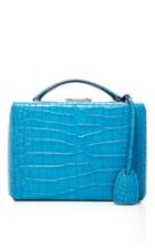 Mark Cross Crocodile Grace Mini Box Bag