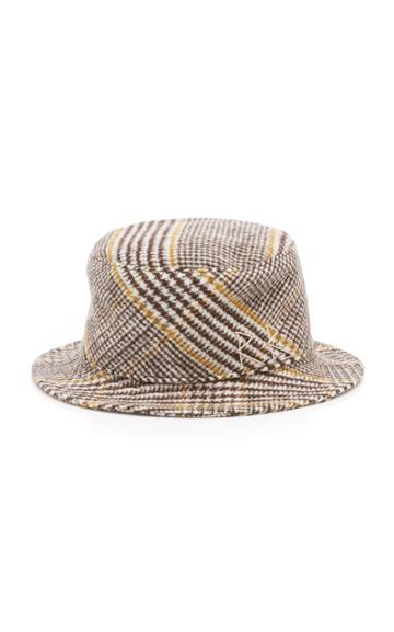 Ruslan Baginskiy Hats Checked Wool Bucket Hat