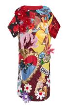 Dolce & Gabbana Short-sleeve Patchwork Dress