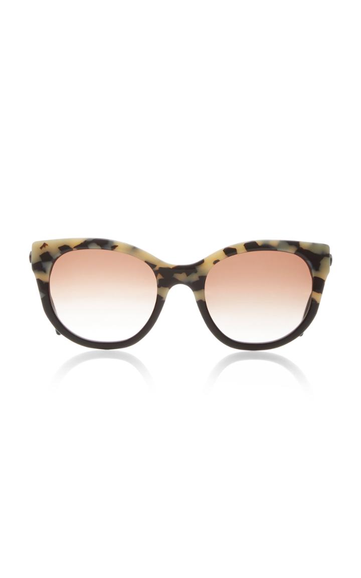 Thierry Lasry Lively Cat-eye Printed Acetate Sunglasses