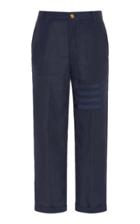 Thom Browne Linen Straight-leg Chinos