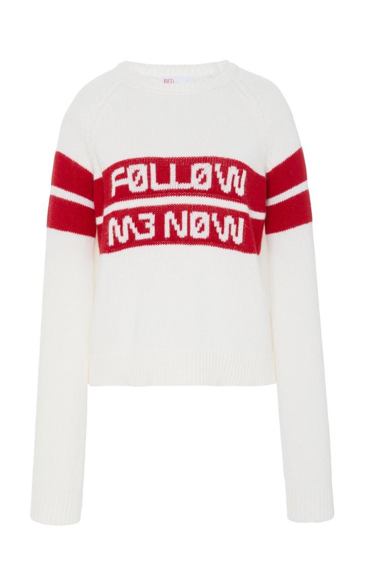Red Valentino Encrypted Space Notes Pullover