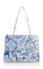 Maryam Nassir Zadeh Lucia Fleur-printed Leather Top Handle Bag