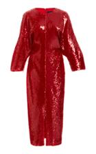 Sally Lapointe Stretch Sequins Dolman Dress