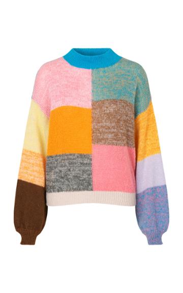 Moda Operandi Stine Goya Adonis Oversized Colorblock Knit Sweater