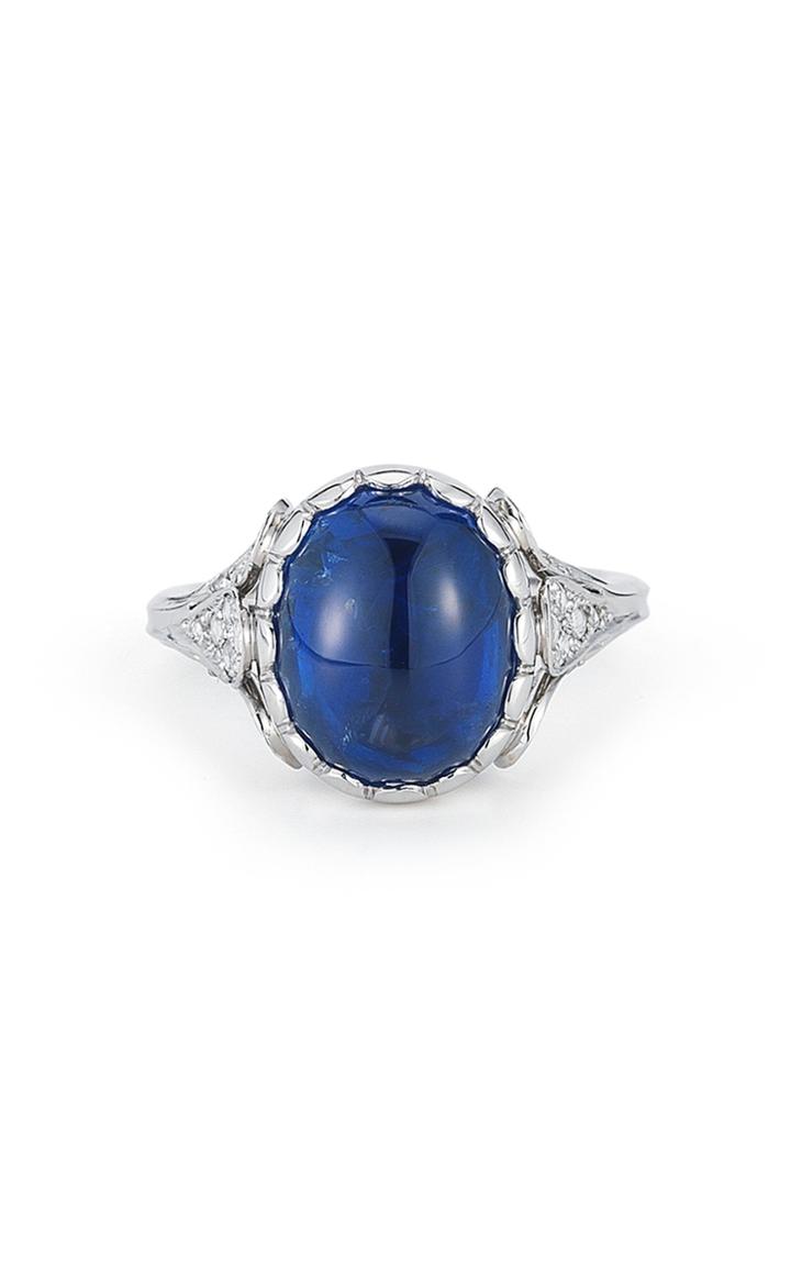 Moda Operandi Mcteigue & Mcclelland Flora Pave Sapphire Ring Size: 5