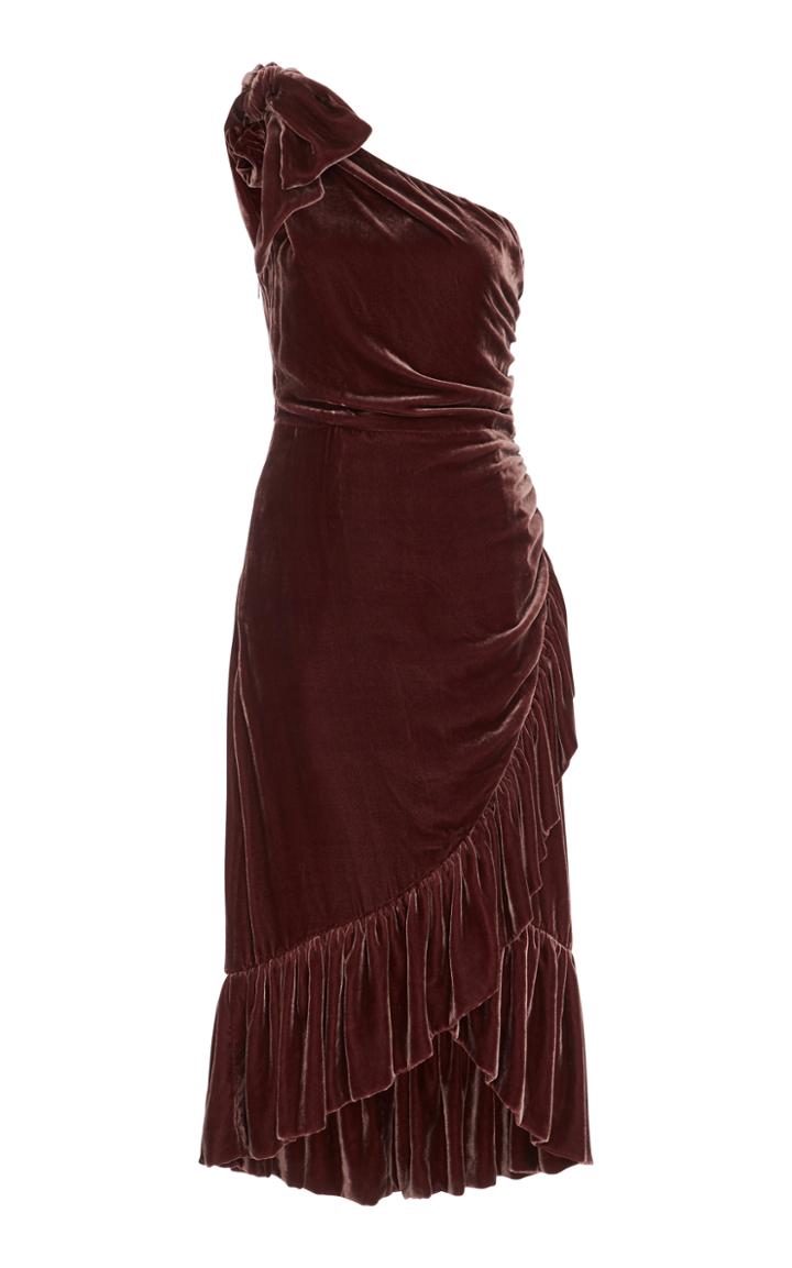 Ulla Johnson Velvet Asymmetric Dress