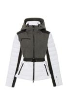 Erin Snow Kat Color Block Quilted Wool-blend Jacket