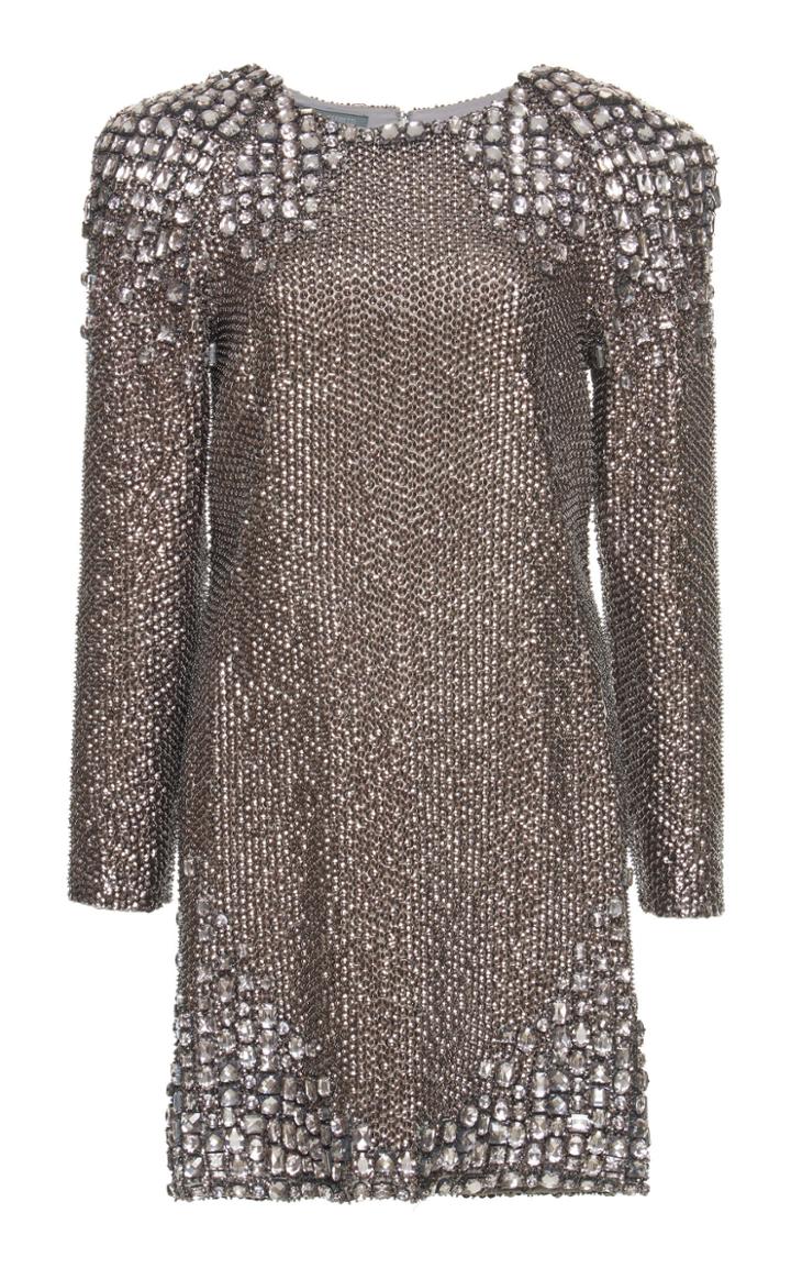 Alberta Ferretti Beaded Embellished Dress