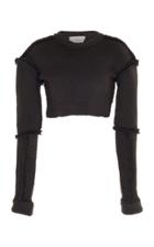 Preen By Thornton Bregazzi Ribbed Knit Crop Top