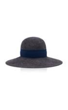 Lola Hats Garter Two-tone Felt Hat
