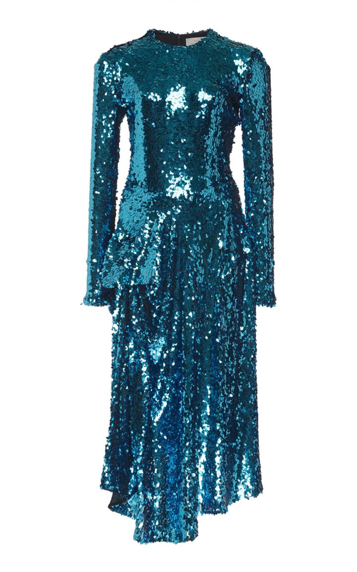Preen By Thornton Bregazzi Valena Tear Drop Sequin Dress