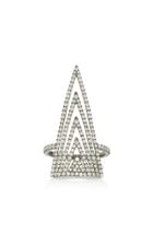 Graziela Rhodium-plated 14k Gold And Diamond Ring