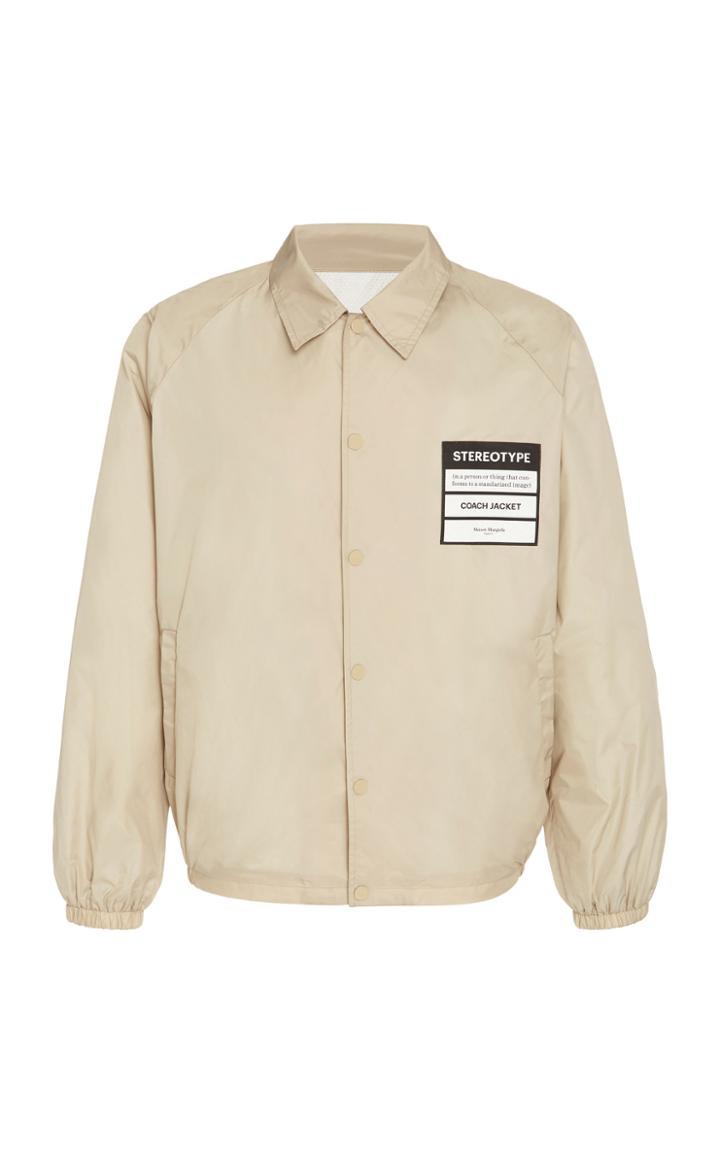 Maison Margiela Patch-detailed Shell Bomber Jacket
