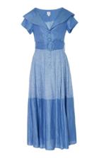 Gl Hrgel Color Block Belted Midi Dress