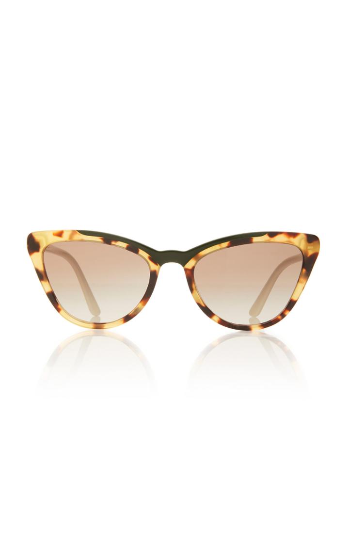Prada Sunglasses Cat-eye Frame Tortoishell Acetate Sunglasses