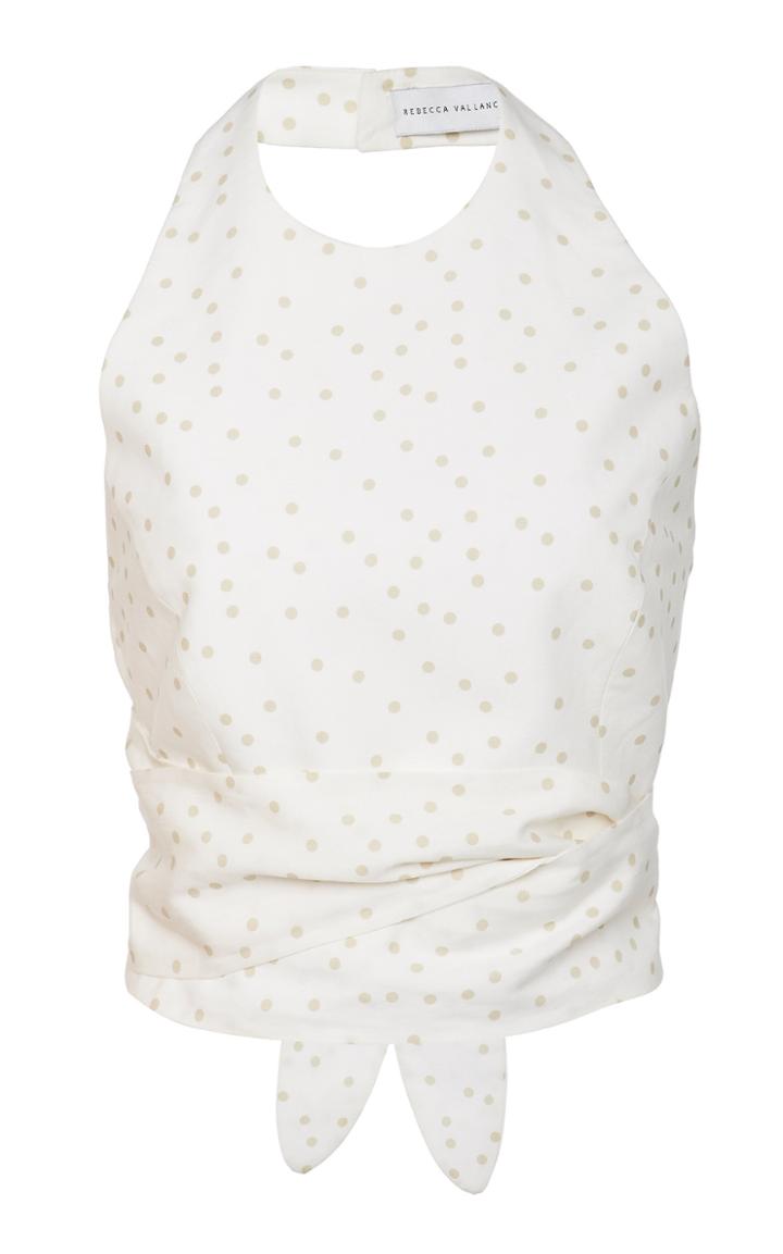 Rebecca Vallance Holliday Linen Blend Wrap Top