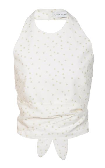 Rebecca Vallance Holliday Linen Blend Wrap Top