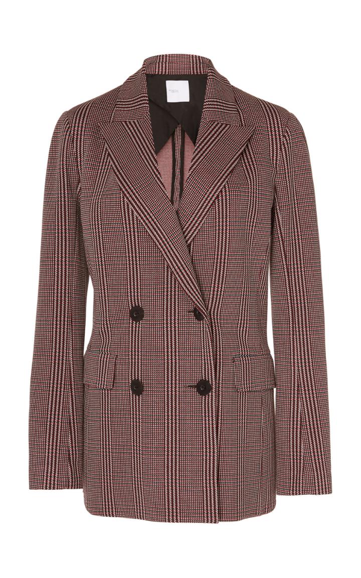 Rosetta Getty Checked Stretch-crepe Blazer Size: Xs