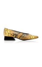 Yuul Yie Selma Snake-effect Leather Pumps
