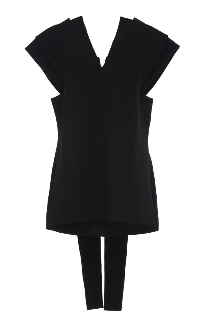 Jil Sander Gessica V-neck Crepe Top