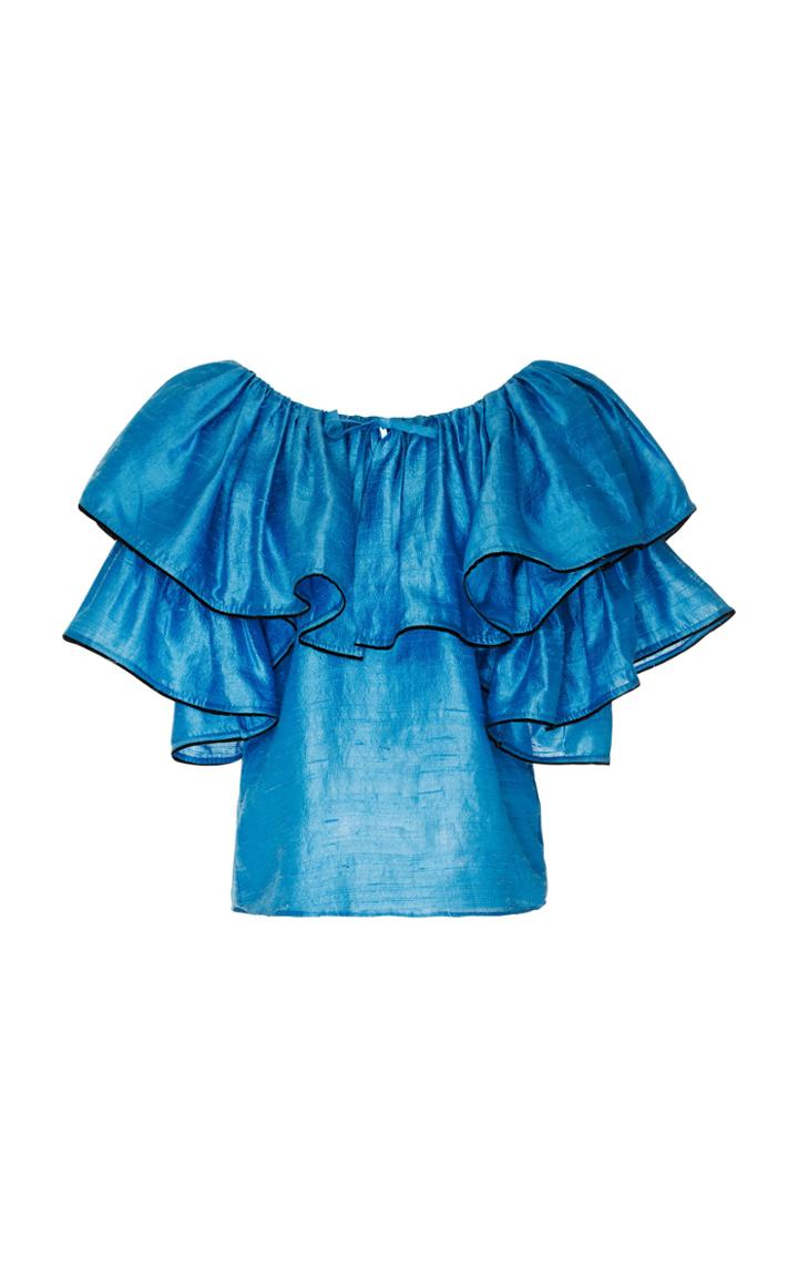 Rhode Resort Blanca Ruffle Top