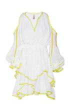 Maria Lucia Hohan Della Cold Shoulder Cotton Voile Dress