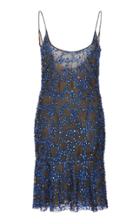 Naeem Khan Scoop Neck Mini Dress