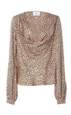 Rebecca De Ravenel Silk Charmeuse Blouse