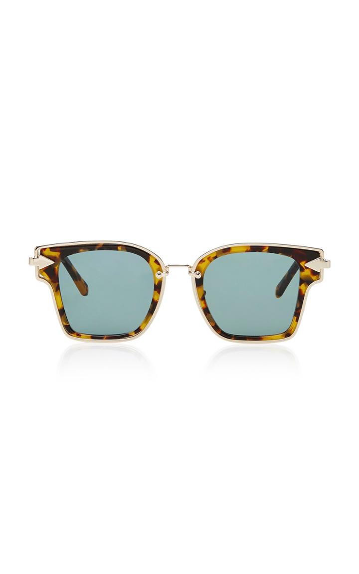 Karen Walker Rebellion Square-frame Acetate And Metal Sunglasses