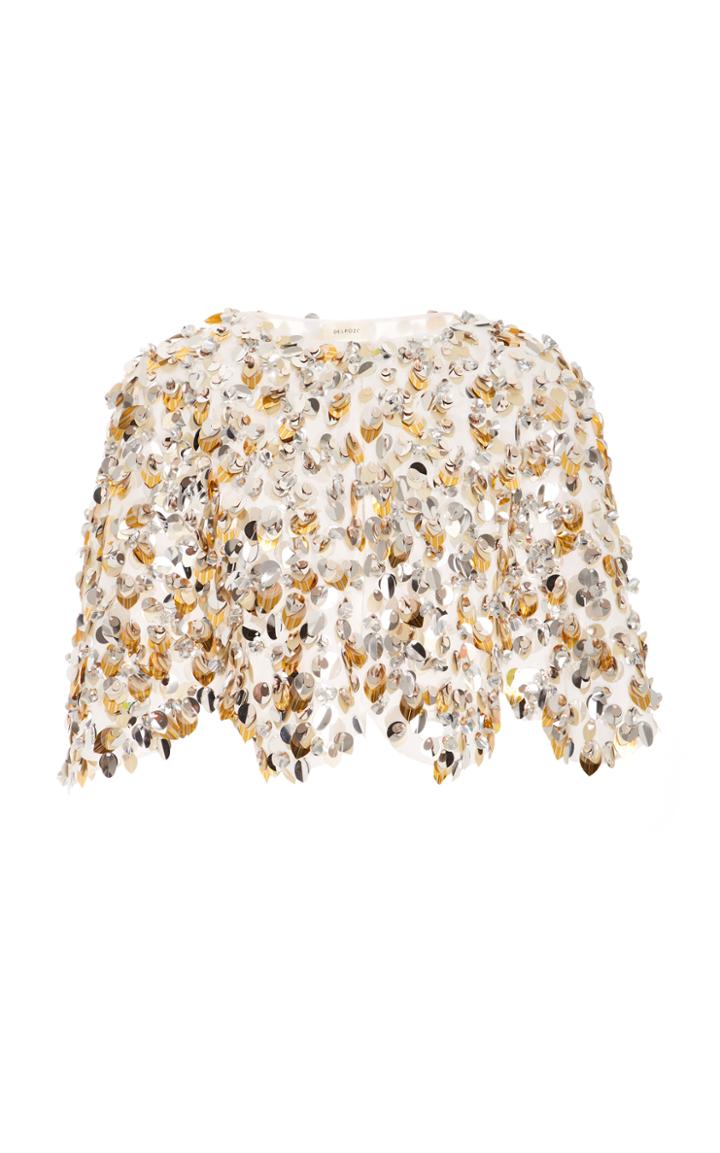 Delpozo Scallop Embellished Jacket