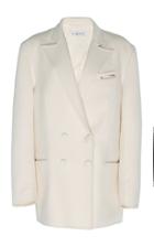 Oscar De La Renta Oversized Cashmere Double-breasted Jacket