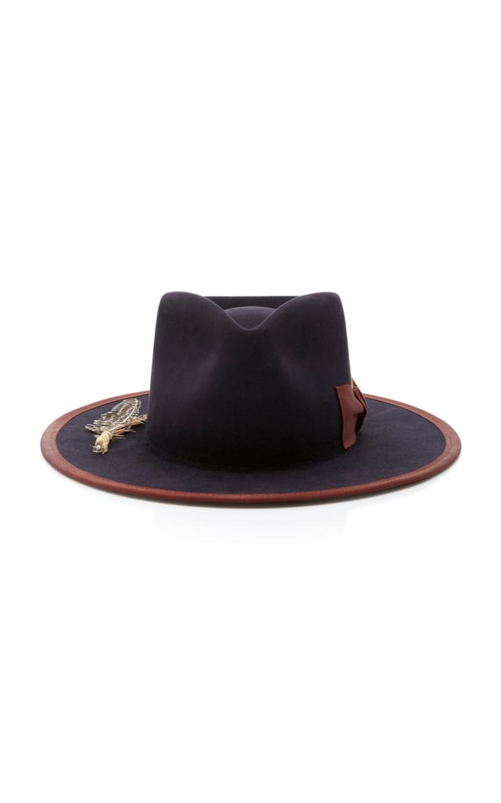 Nick Fouquet Cuba Tornado Feather-embellished Fedora