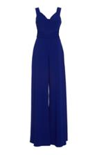 Sandra Mansour Avion Wide-leg Crepe Jumpsuit