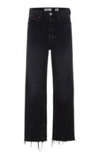 Re/done Stovepipe Cropped High-rise Jeans
