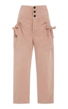 Isabel Marant Toile Weaver Pocket Straight-leg Trouser