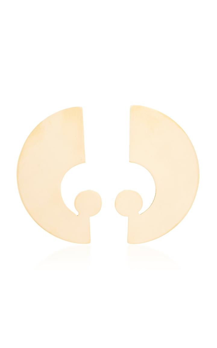 Bia Daidone Ettore 24k Gold-plated Brass Earrings